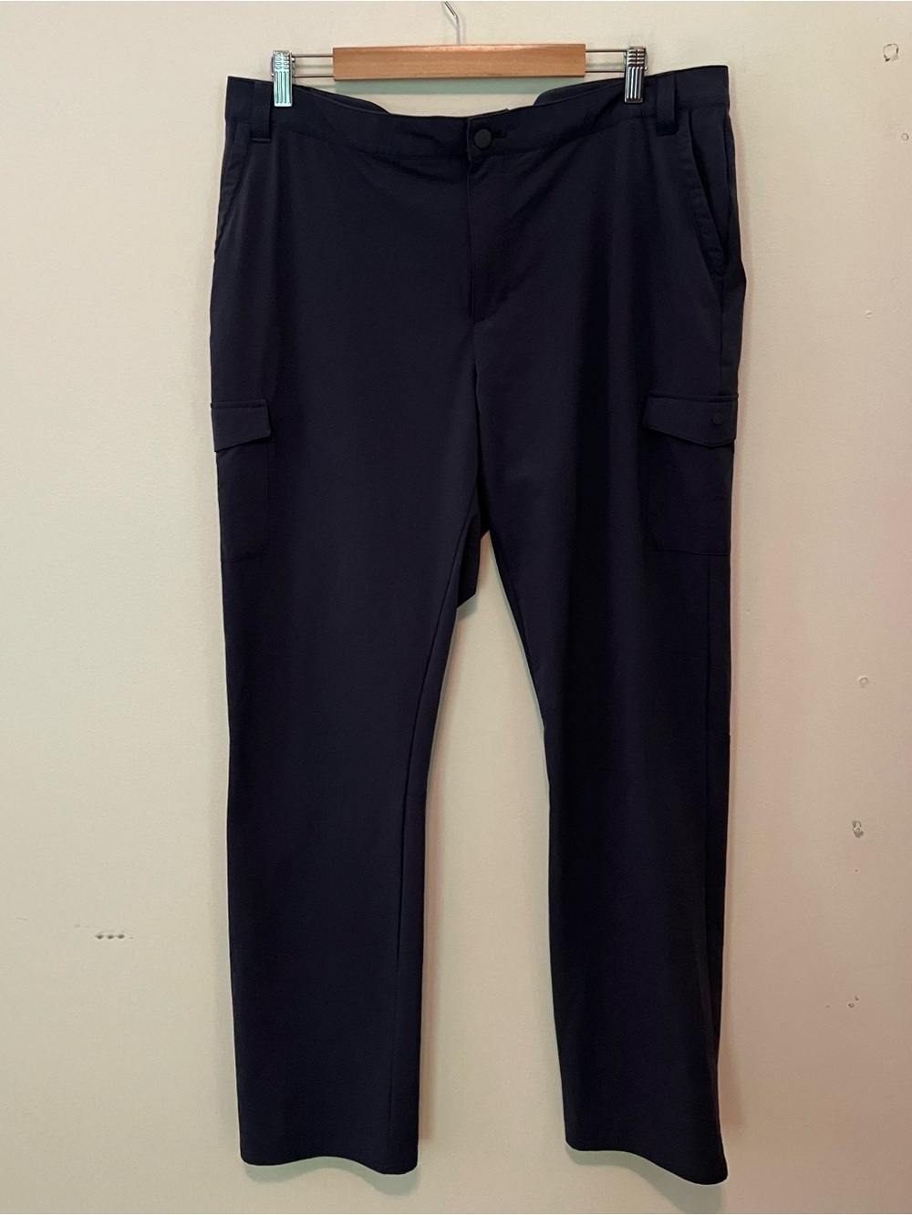LL Bean Women’s Blue Vista Camp Pants 18T Cargo Outdoors Hiking Straight